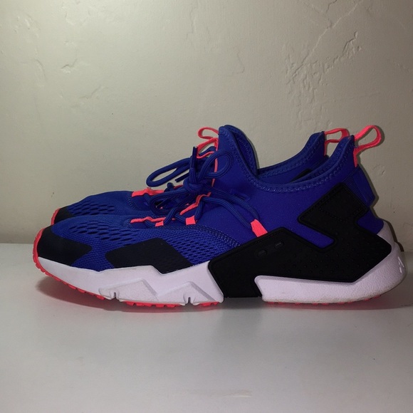 nike huarache blue orange